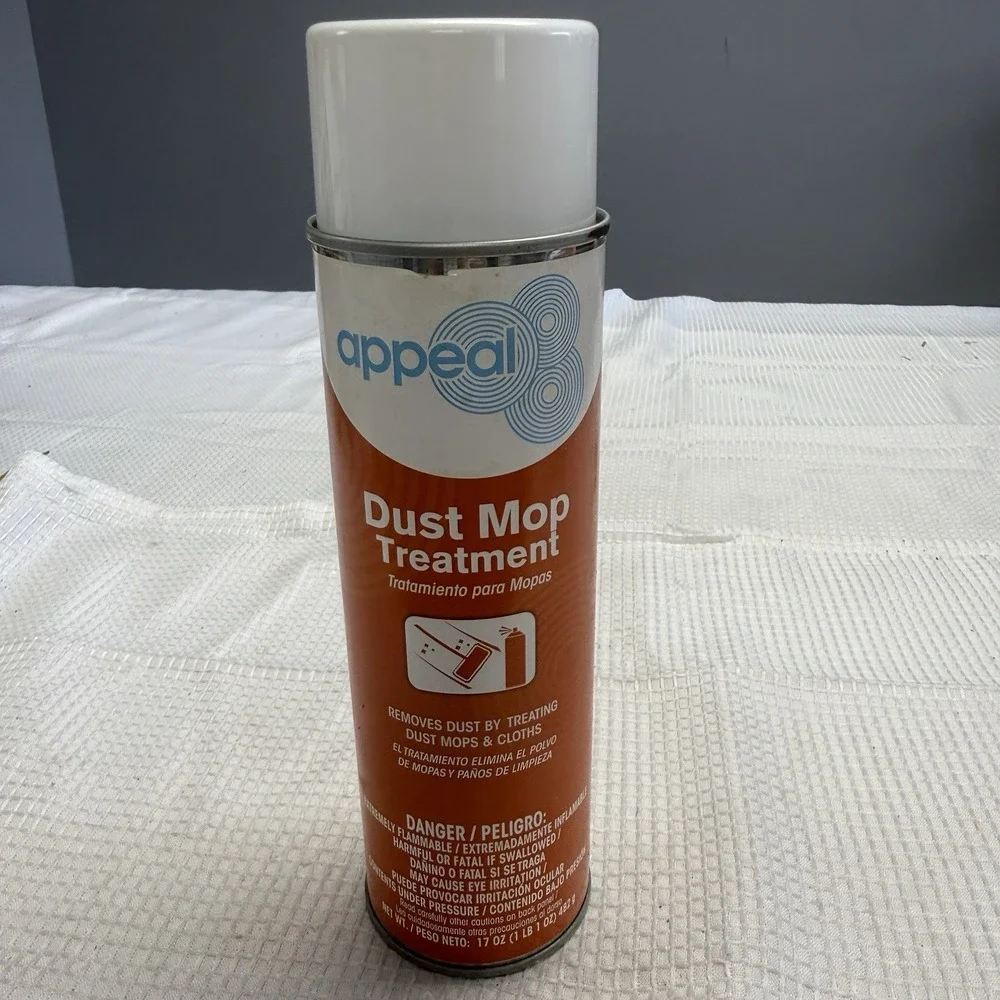 Appeal Commercial Professional Janitorial Dust Mop Spray Can Discontinued New